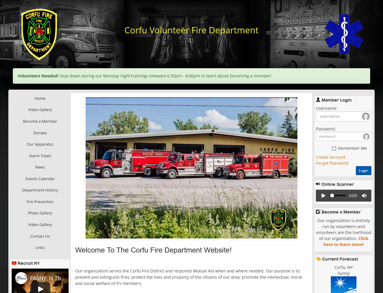our work corfu fire department