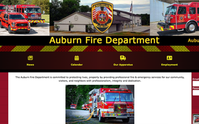 New Website Launch: Auburn Fire Department