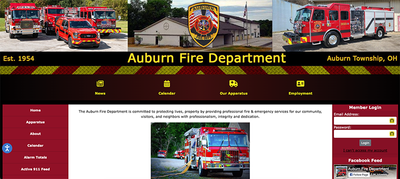 New Website Launch: Auburn Fire Department